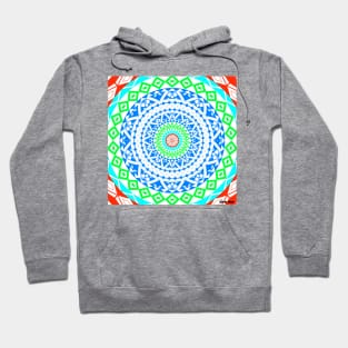 mandala light circle ecopop Hoodie